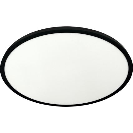 LED таванно осветително тяло LED/40W/230V 3000/4000/6500K Ø 50 см черно